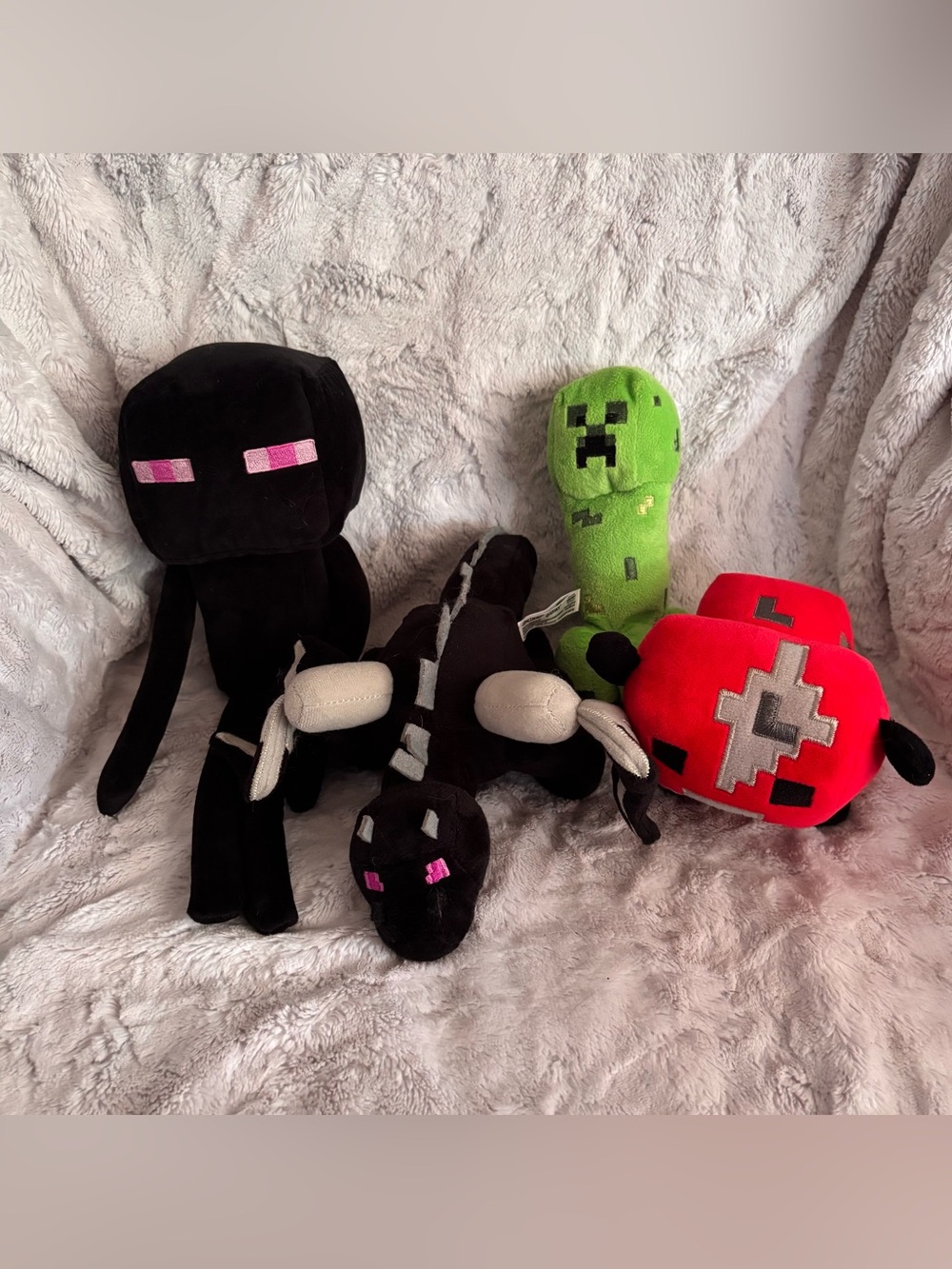 Minecraft Plush Toy Lot - 4 Count